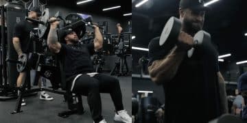 Chris Bumstead Trains With Iain