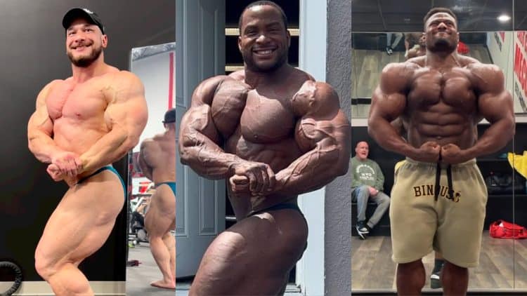 Carlos Thomas Jr., Hunter Labrada, Andrew Jacked, Flex Wheeler, Bob Cicherillo, Terrick El Guindy, 2023 Texas Pro