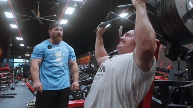 Flex Lewis Trains Mitchell Hooper