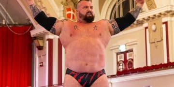 Eddie Hall Wrestling Debut