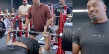 Larry Wheels Bench Press