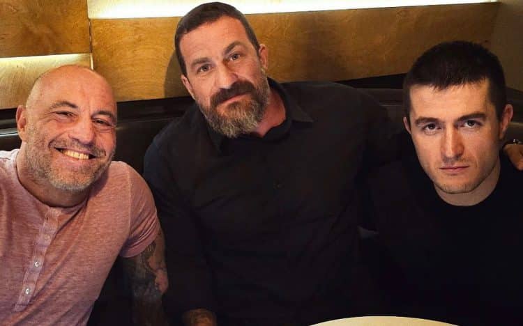 Andrew Huberman with Joe Rogan and Lex Fridman