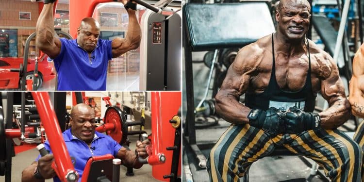 Ronnie Coleman Trains Back