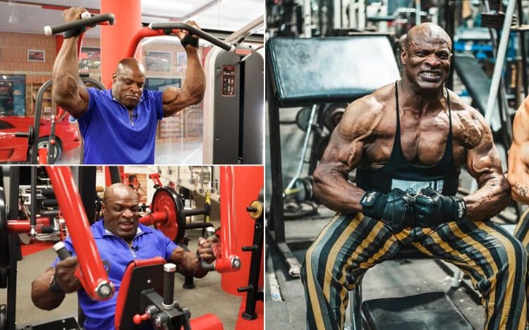 Ronnie Coleman Trains Back