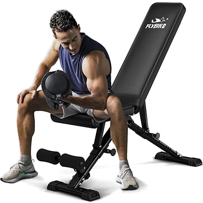 FLYBIRD Adjustable Strength Training Bench Coupon