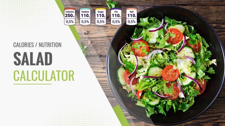 Salad Nutrition Calculator