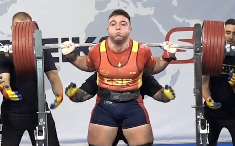 Antonio Perez Barros Raw Squat Ipf Junior World Record