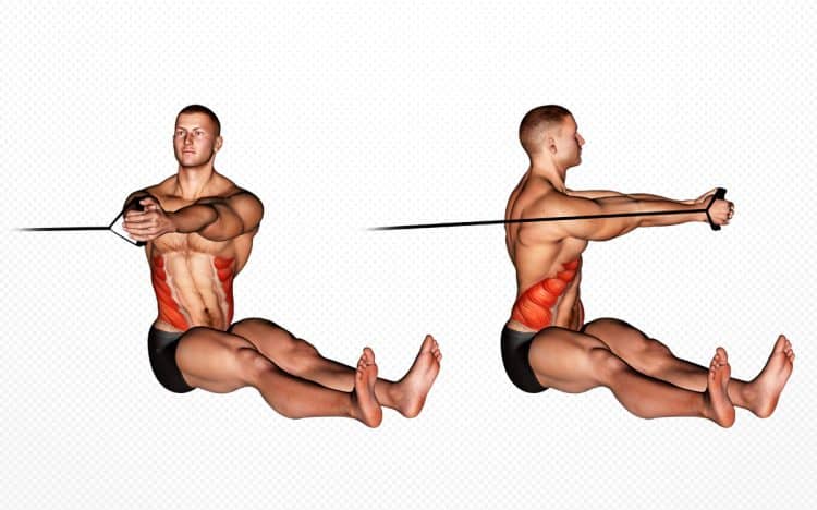 Band Seated Twist Guide