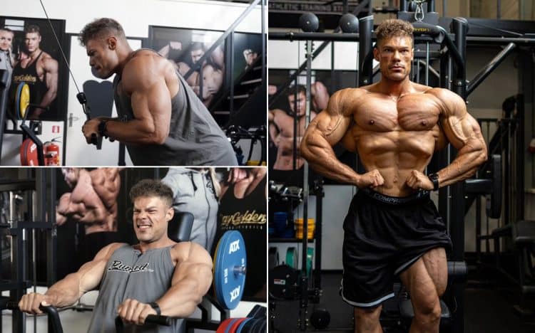 Wesley Vissers Push Day Workout